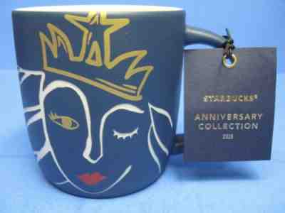 STARBUCKS 2016 "Anniversary Collection" Blue Ceramic CROWN SIREN Coffee Mug NIB - Sold on eBay Jun, 3rd 2019 for $29.95