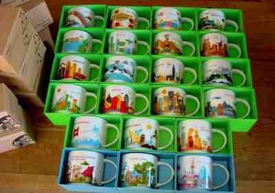 11 Starbucks YOU ARE HERE YAH Mug Lot MIB Disneyland etc PRIVATE LISTING - Sold on eBay Jun, 3rd 2019 for $250.00