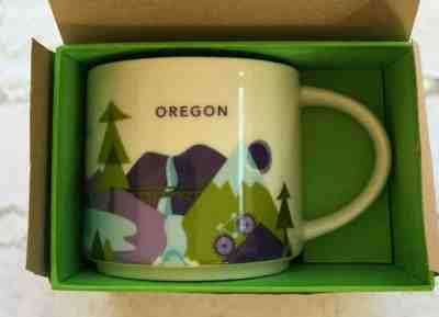 Starbucks Oregon 14oz Coffee Mug You Are Here Collection 2015 NWB - Sold on eBay Jun, 3rd 2019 for $23.00
