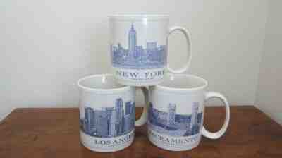 Starbucks Architecture Series Los Angeles~New York Sacramento 2006 Coffee Mugs. - Sold on eBay Jun, 3rd 2019 for $49.95