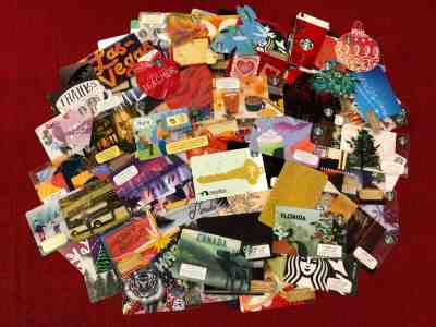 120+ STARBUCKS GIFT CARDS LOT CO BRANDED GERMANY GOLD FLORIDA OLD LOGO OOP - Sold on eBay Jun, 2nd 2019 for $19.99