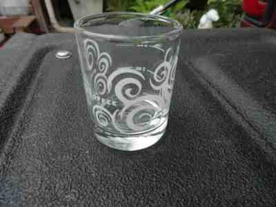 Starbucks Coffee Espresso Clear Shot Glass 1oz 2oz Measure Marked Aroma Swirls - Sold on eBay Jun, 2nd 2019 for $18.99