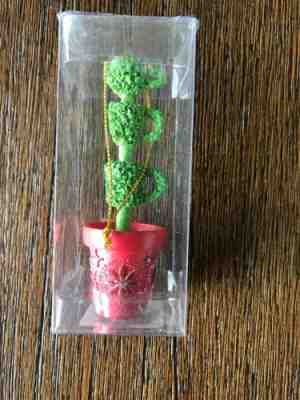 Starbucks 2006 Glitter coffee Topiary Holiday Christmas Ornament - Sold on eBay Jun, 2nd 2019 for $22.99