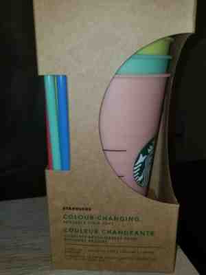 Starbuck's color changing cold cups change colors when filled with liquid 5 pack - Sold on eBay Jun, 2nd 2019 for $80.00