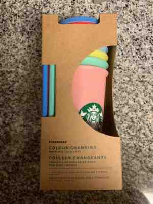 Starbucks 5-pack color changing cold cups, new in box! - Sold on eBay Jun, 5th 2019 for $58.00
