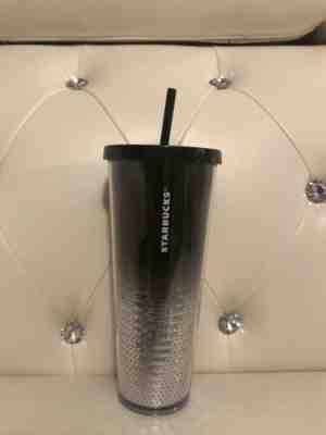 NEW Starbucks Holiday 2018 Black White Cold Cup Tumbler Venti (24oz) FREE SHIP - Sold on eBay Jun, 5th 2019 for $22.99