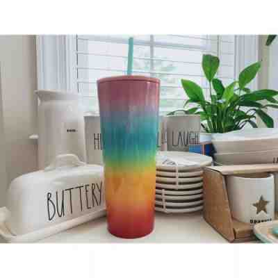Starbucks Stainless Steel Pride Rainbow Travel Tumbler Cup 24oz VENTI Brand NEW - Sold on eBay Jun, 5th 2019 for $45.00