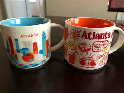 Starbucks ATLANTA "You Are Here" "Been There" PAIR Collection  NEW Out of Box - Sold on eBay Jun, 4th 2019 for $35.00