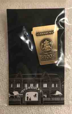 Starbucks Guangzhou 100 Stores pin - China - new - RARE! - US Seller - Sold on eBay Jun, 5th 2019 for $15.00