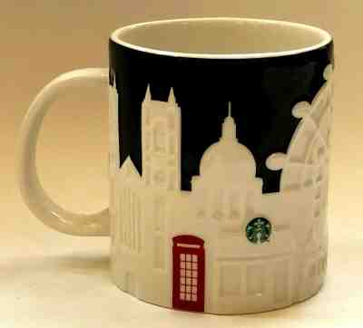 Starbucks London Relief Mug England Big Ben Tower Bridge Skyline - Sold on eBay Jun, 5th 2019 for $33.99