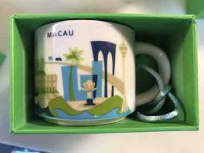 You Are Here Macau China Starbucks Coffee 2017 mug box ornaments - Sold on eBay May, 26th 2019 for $15.00