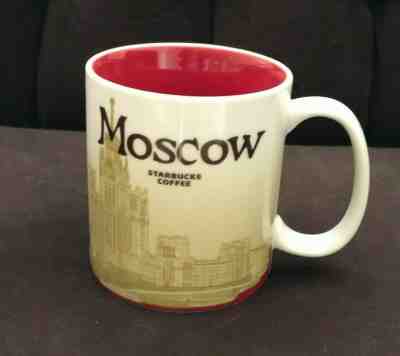 Starbucks Moscow Russia Collector Coffee Mug Global City Icon Series 16oz 2011 - Sold on eBay May, 25th 2019 for $24.99