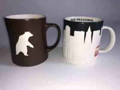 Starbucks 2010 Mug Brown White Polar Bear and 2011 San Francisco Collector Mug - Sold on eBay May, 4th 2019 for $20.00