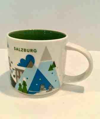 Starbucks SALZBURG City Mug  2018 Austria Cup you are here 14oz~You Are Here - Sold on eBay May, 30th 2019 for $34.99