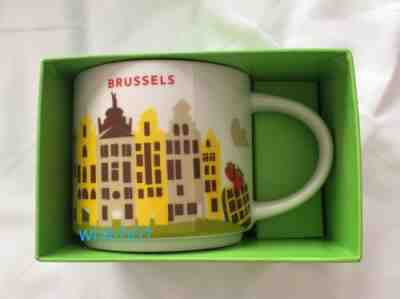 Starbucks Brussels YAH Mug Belgium Grand Place Waffles Frites Chocolate Coffee - Sold on eBay May, 28th 2019 for $54.99