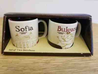 Starbucks Rare Bulgaria And Sofia Demitasse Mug Set, 3 oz.  - Sold on eBay May, 29th 2019 for $41.95