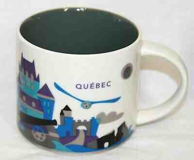 Starbucks Coffee Mug Quebec You Are Here YAH 14 oz 2017 canada New - Sold on eBay May, 25th 2019 for $29.95