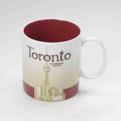 STARBUCKS COFFEE CUP/MUG HOT BEVERAGE TORONTO COLLECTOR SERIES GLOBAL ICON 16 OZ - Sold on eBay May, 28th 2019 for $29.99