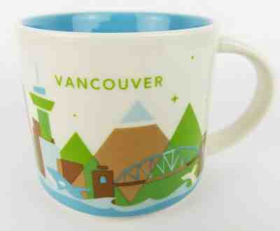 Starbucks Vancouver You Are Here Collection Coffee Mug 2014 Cup 14 oz - Sold on eBay May, 25th 2019 for $15.00