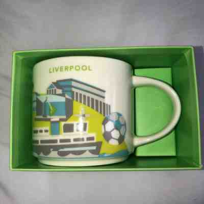 Starbucks You Are Here YAH Mug Cup Liverpool England