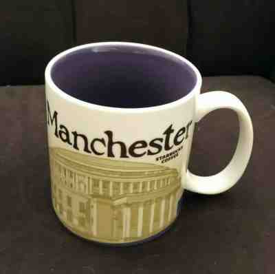 Starbucks Manchester England Coffee Mug Global City Icon Series 16oz 2011 - Sold on eBay May, 25th 2019 for $19.99