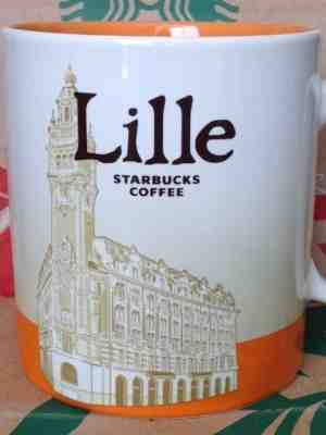 NEW Starbucks LILLE France icon 16 oz mug 2015 release LAST ONE! - Sold on eBay Jun, 4th 2019 for $29.99