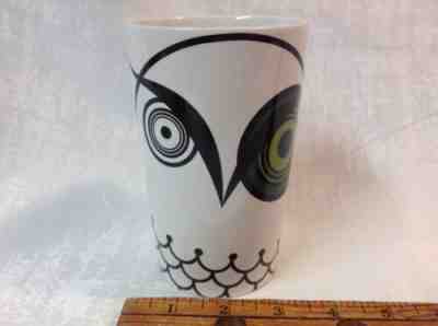 STARBUCKS Owl 16 Oz Large Coffee Mug Tea Cup Green Eye Limited Edition NICE - Sold on eBay May, 29th 2019 for $19.95