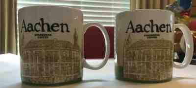 Starbucks 2011 Aachen coffee mugs - Sold on eBay May, 27th 2019 for $19.00