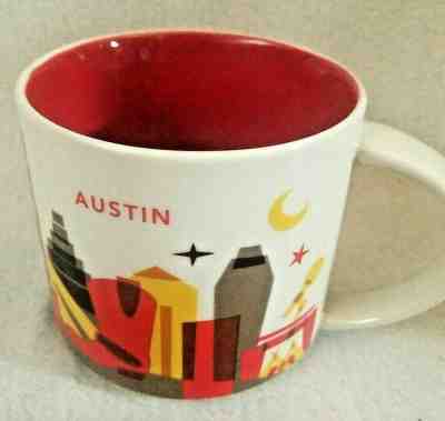 Starbucks Austin Texas Mug You Are Here Collection 2013 Coffee Tea Cup 14 oz - Sold on eBay Jun, 4th 2019 for $15.00