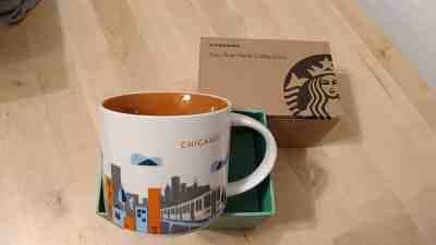 Chicago Starbucks You Are Here YAH Series Coffee/Tea 14-Oz. Mug BRAND NEW - Sold on eBay May, 6th 2019 for $19.99