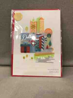 Starbucks Holiday 2016 City Card DALLAS, Mint, RARE, Zero Balance - Sold on eBay May, 27th 2019 for $19.95