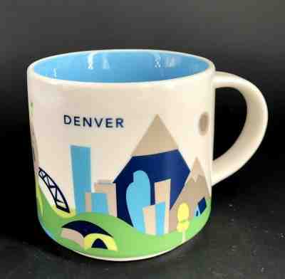 Starbucks Coffee YOU ARE HERE City Collector Series DENVER Mug Cup 14 oz NEW SKU - Sold on eBay May, 25th 2019 for $18.00