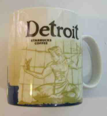 Starbucks Detroit Mug Collector Series 2012 Coffee Mug Collectible  - Sold on eBay May, 23rd 2019 for $22.99