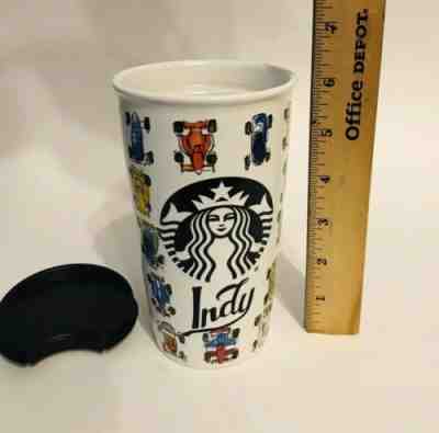 2016 Starbucks Indy 500 Car Indianapolis Travel Cup RARE - Sold on eBay May, 27th 2019 for $75.00