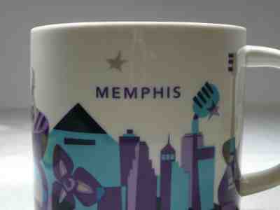 Starbucks 2013 Memphis You Are Here YAH 14 oz Drink Coffee Tea Mug - Sold on eBay Jun, 4th 2019 for $19.95