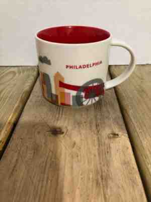 Starbucks 14 oz Coffee Mug  Cup Philadelphia You Are Here Collection - Sold on eBay May, 25th 2019 for $15.00