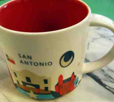 ????SAN ANTONIO 2014 STARBUCKS 14 oz "You Are Here"  Mug - Sold on eBay Jun, 4th 2019 for $18.17