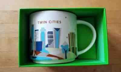 STARBUCKS NIB Twin Cities Minnesota YOU ARE HERE 14 OZ CERAMIC COFFEE MUG - Sold on eBay Jun, 4th 2019 for $15.99