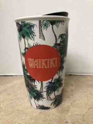 Starbucks 2016 Waikiki Hawaii Double Wall Ceramic Tumbler 12 oz. See Pictures! - Sold on eBay May, 24th 2019 for $21.95