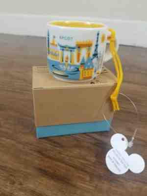 Disney Parks Starbucks EPCOT mug ornament NWT - Sold on eBay Jun, 5th 2019 for $16.00