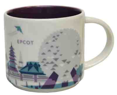 2015 Disney Newly-Issued STARBUCKS EPCOT YAH Mug off Shelves-  Purple Monorail - Sold on eBay Jun, 3rd 2019 for $255.00