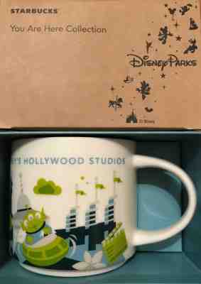 STARBUCKS You Are Here Collection Hollywood Studios Walt Disney World 14oz Mug  - Sold on eBay Jun, 3rd 2019 for $22.99