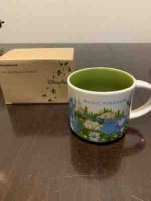Disney Magic Kingdom Version 2 You Are Here (YAH) Starbucks Mug Retired - Sold on eBay Jun, 5th 2019 for $29.00