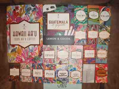 Starbucks New Reserve Taster Cards Set of 19 + 2 Hawaii Ka'u 100% Ka'u Coffee - Sold on eBay May, 27th 2019 for $27.25