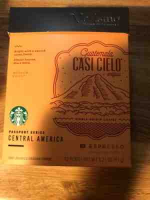 NEW Starbucks Guatemala Casi Cielo Verismo Coffee Pods 12 Count Box - READ ITEM - Sold on eBay Jun, 5th 2019 for $28.99