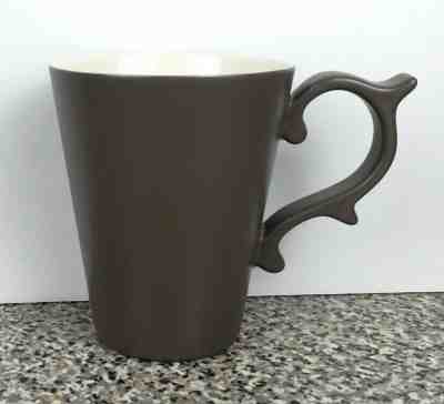 Starbucks 2012 Tazo Scroll Handle Rococo Gray Coffee Tea 16oz Mug Cup   - Sold on eBay Jun, 5th 2019 for $32.95