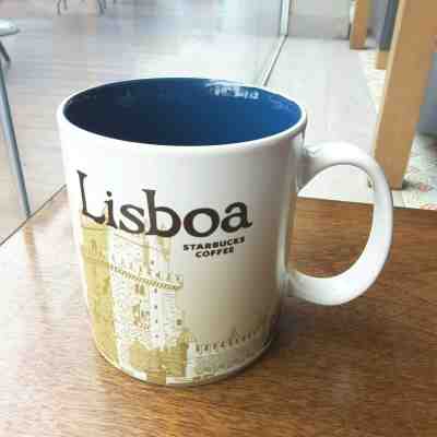Original Starbucks City Mug 16 oz LISBOA Series 2016-2017 PORTUGAL Discontinued - Sold on eBay May, 27th 2019 for $38.00