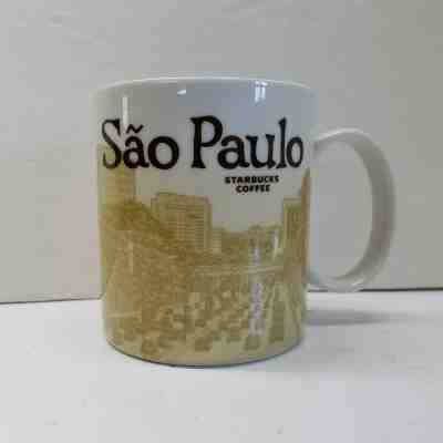 Starbucks Sao Paulo Global Icon Mug 2011 Brazil Great Condition 16oz - Sold on eBay May, 29th 2019 for $37.70