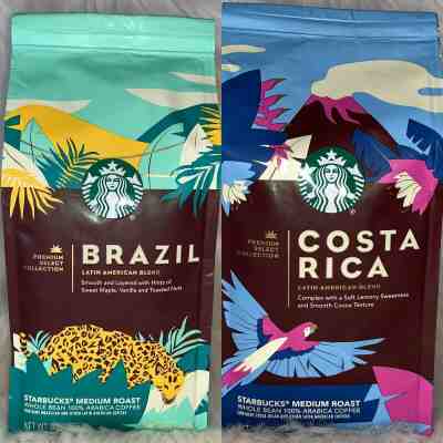 Starbucks Premium Select Collection Brazil Costa Rica Whole Bean 2 Pack 9oz - Sold on eBay May, 25th 2019 for $18.69