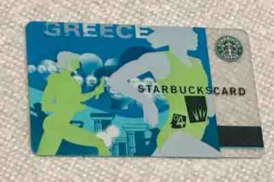 2004 STARBUCKS USA Greece Olympics Card NEVER USED PIN INTACT Series 6016 - Sold on eBay May, 29th 2019 for $15.99
